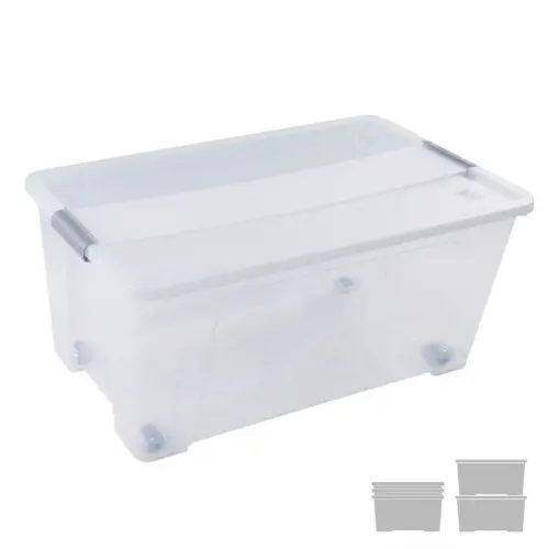 CAJA ALMA. ARCHIVO 2000 C/TAPA 61L 40X68X31CM TRAN