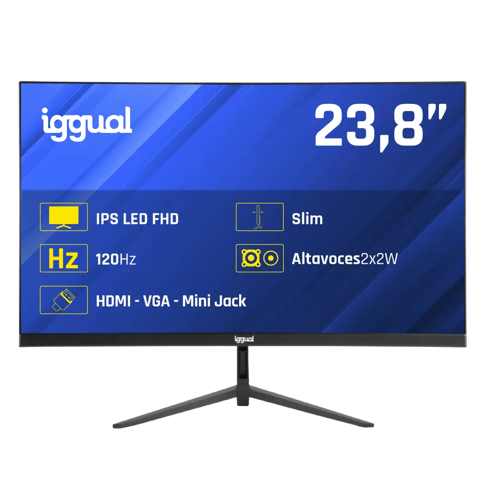Monitor 24" 1ms FHD 120Hz VGA HDMI DP MM