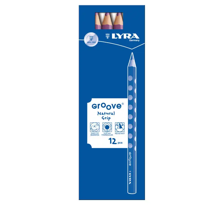 C.12 LAPICES LYRA GROOVE 3810039 VIOLETA CLAR