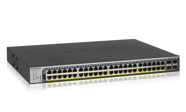 GS752TP-300EUS switch Gestionado L2/L3/L4 Gigabit Ethernet (10/100/1000) Energía sobre Ethernet (PoE) 1U Negro