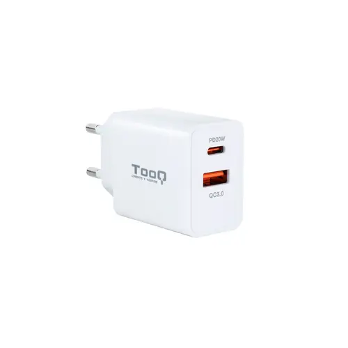 TQWC-2SC04WT cargador de dispositivo móvil Universal Blanco Corriente alterna Carga rápida Interior - Imagen 1
