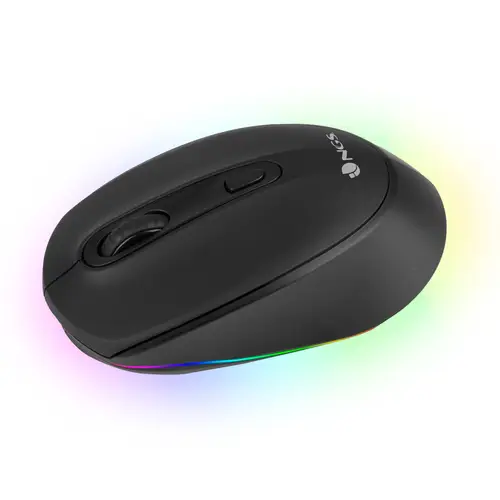 SMOG-RB ratón Juego Ambidextro RF Wireless + Bluetooth Óptico 2400 DPI - Imagen 3