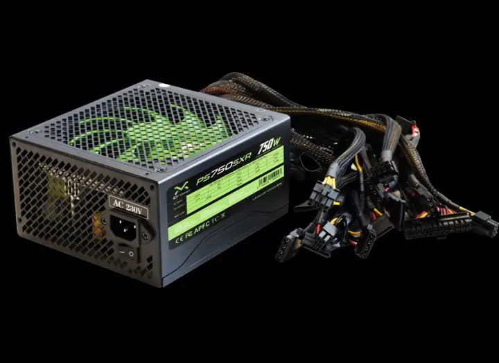 PS750SXR unidad de fuente de alimentación 750 W 20+4 pin ATX ATX Fruta del bosque, Verde
