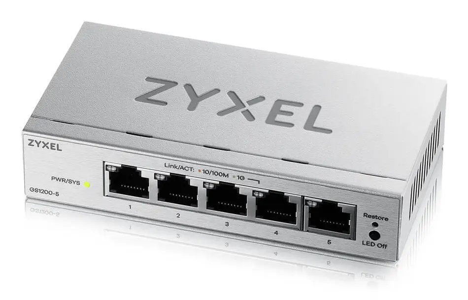 GS1200-5V3 Gestionado L2 Gigabit Ethernet (10/100/1000) Escritori..