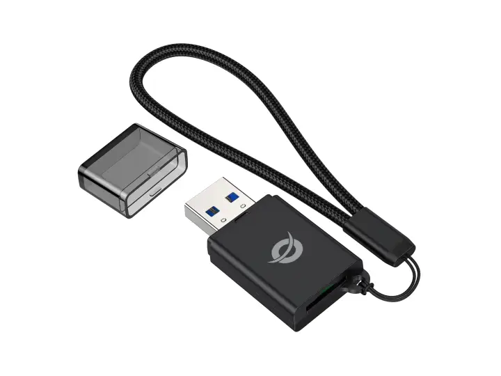 BIAN07B lector de tarjeta USB 3.2 Gen 1 (3.1 Gen 1) Type-A Negro