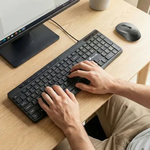 SPECTRA (QUERTY, ES) teclado Hogar / Oficina USB QWERTY Español Negro - Imagen 6