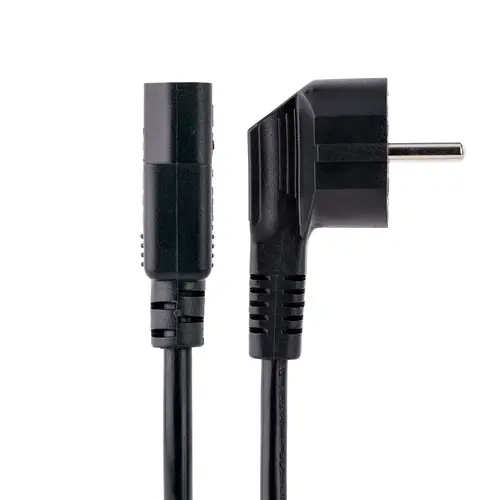 Cable de 1m (3 pies) de Alimentación para Ordenador, 18AWG, UE Schuko a C13, 250V 10A, Cable de Corriente, Cable de Fuente de Alimentación para Ordenador - Imagen 2