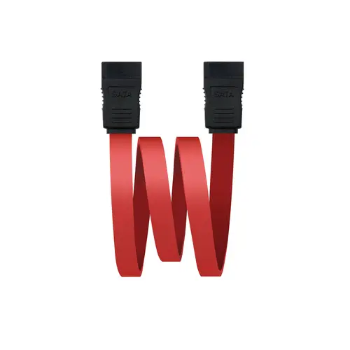 10.18.0202-OEM cable de SATA 0,5 m Negro, Rojo - Imagen 4