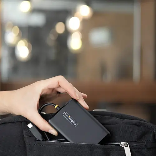 165LE-USB-C-CHARGER adaptador e inversor de corriente Interior 65 W Negro - Imagen 5