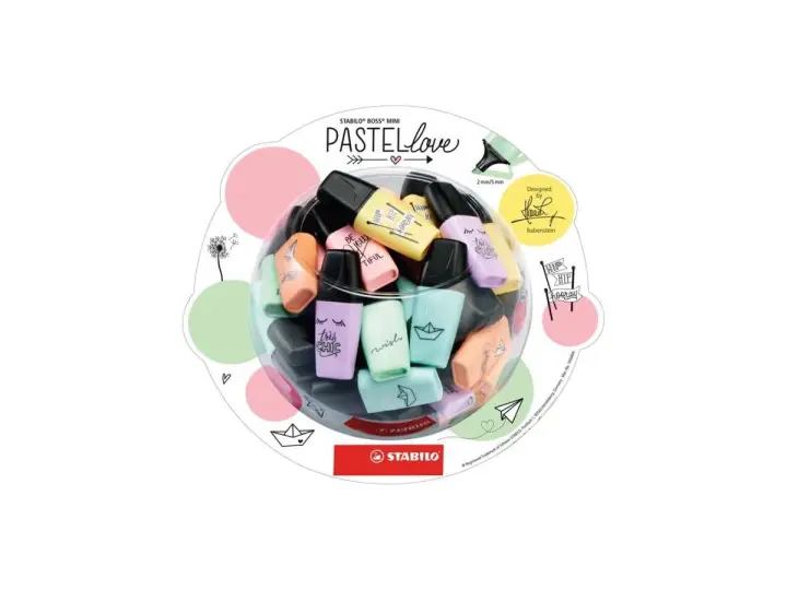 Boss Mini Pastellove marcador 50 pieza(s) Multicolor