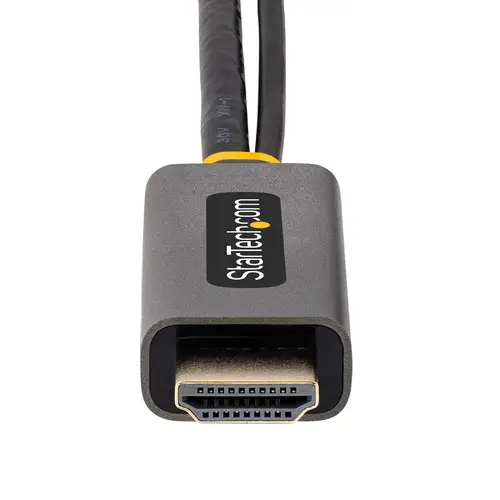 Cable 30cm Adaptador HDMI a DisplayPort - Activo - 4K 60Hz - Conversor HDMI 2.0 a DP 1.2 - HDR - Alimentado por el Bus USB - de Ordenador de Sobremesa o Portátil - Imagen 3