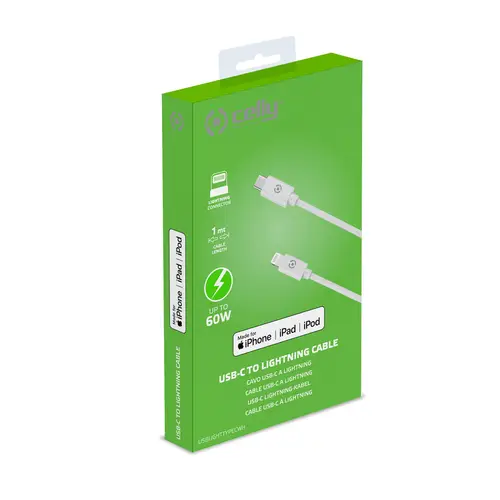 USBLIGHTTYPECWH cable de teléfono móvil Blanco USB C Lightning 1 m - Imagen 5