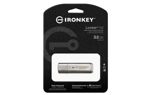 IronKey 32GB IKLP50 AES USB, w/256bit Encryption - Imagen 1