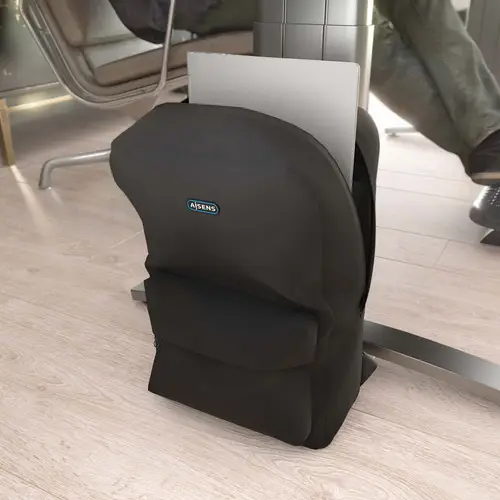 ASBG-BP080-BK maletines para portátil 39,6 cm (15.6") Mochila Negro - Imagen 5