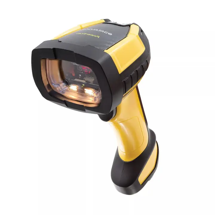 PM9600-SR433RBK20 lector de código de barras Lector de códigos de barras portátil 1D/2D Laser Negro, Amarillo