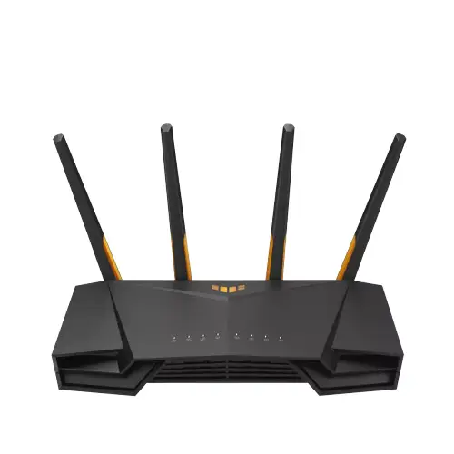 TUF Gaming AX3000 V2 router inalámbrico Gigabit Ethernet Doble banda (2,4 GHz / 5 GHz) Negro, Naranja - Imagen 4