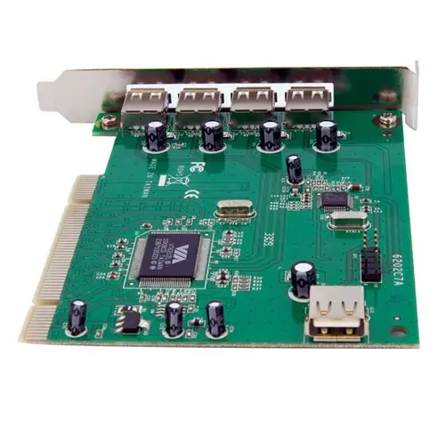 Adaptador Tarjeta PCI USB 2.0 de Alta Velocidad 7 Puertos - 4 Externos y 3 Internos - Imagen 3