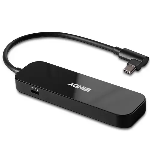 43334 hub de interfaz USB 3.2 Gen 2 (3.1 Gen 2) Type-C 10000 Mbit/s Negro - Imagen 2