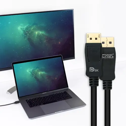 Cable DISPLAYPORT 1.4 CERTIFICADO VESA, DP/M  DP/M, Negro, 1.5 m - Imagen 6