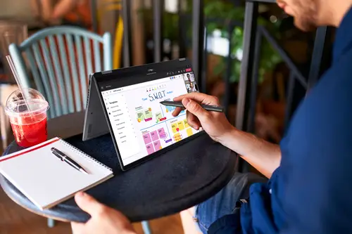 Vivobook 14 Flip OLED TP3407SA-QL064W Copilot+ PC - Ordenador Portátil 14" WUXGA (Intel Core Ultra 7 258V, 32GB RAM, 1TB SSD, Arc Graphics 140V, Windows 11 Home) Gris - Teclado QWERTY español - Imagen 15