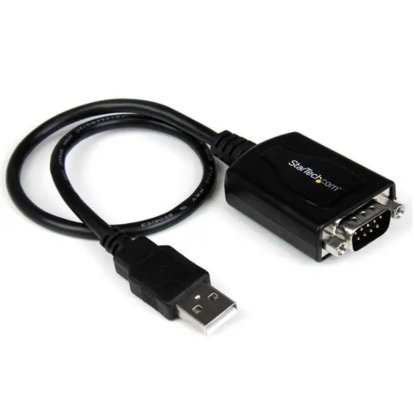 Cable Profesional de 0,3m USB a Puerto Serie Serial RS232 DB9 con..