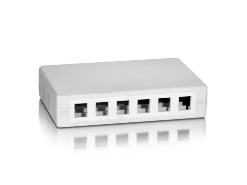 125460 caja de tomacorriente Blanco - Imagen 1