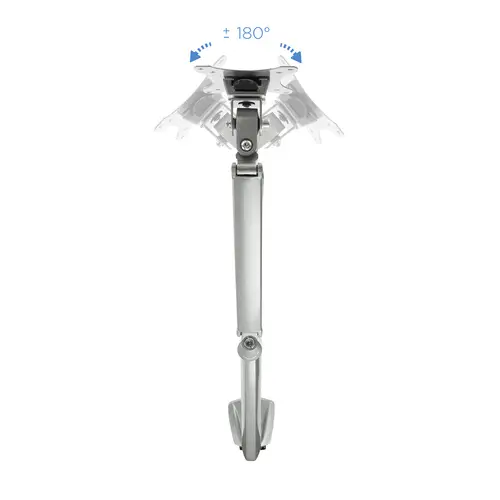 Soporte de Mesa Giratorio e Inclinable para Pantalla (Monitor / TV Plasma / LCD / LED) 13  32, de Un Brazo, Plata - Imagen 5