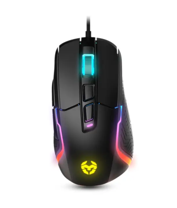 Kick ratón Juego mano derecha USB tipo A Óptico 6200 DPI