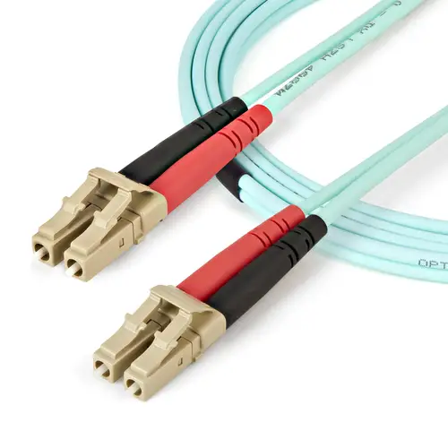Cable de 5m de Fibra Óptica Multimodo LC/UPC a LC/UPC OM4 - 50/125µm - Fibra LOMMF/VCSEL - Redes de 100G - Cable LSZH - Baja Pérdida de Inserción - Low Insertion Loss - Imagen 4