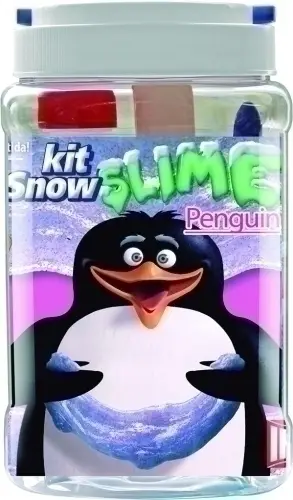 JUEGO INSTANT SLIME KIT SNOW SNOW PINGUI - Pack de 3 unidades