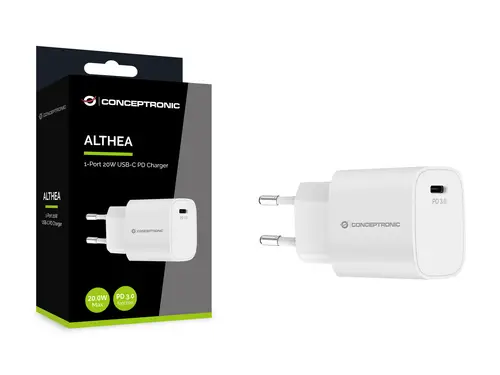 ALTHEA14W cargador de dispositivo móvil Universal Blanco Corriente alterna Carga rápida Interior - Imagen 6