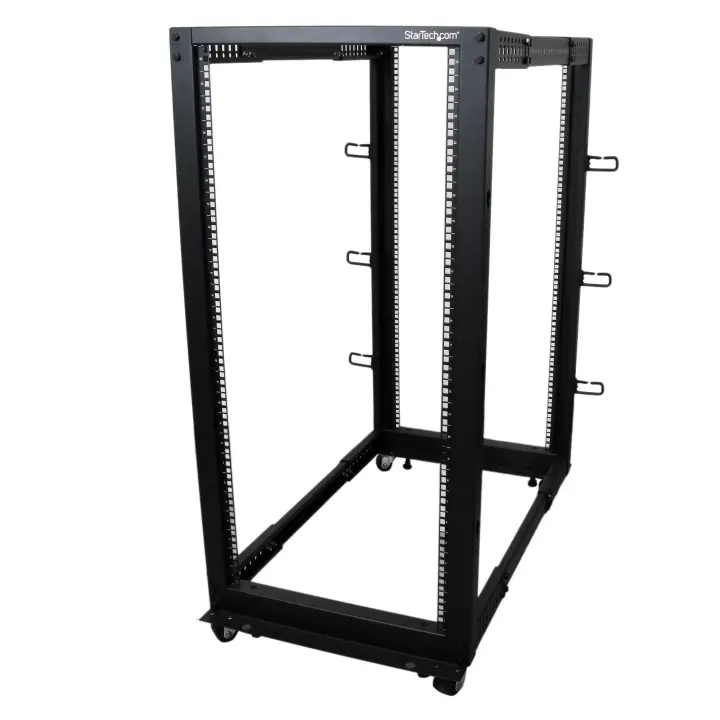 Rack 25U Móvil de Marco Abierto de 4 Columnas para Servidores - ..