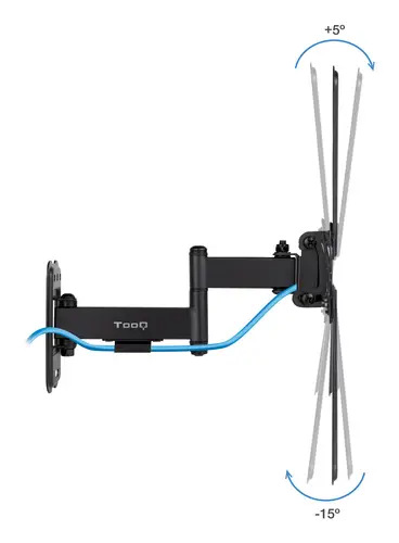 Soporte de Pared para Pantallas 13"-55", Negro - Imagen 2