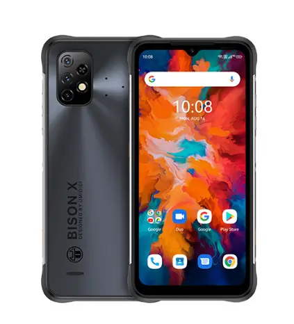 Bison X10 16,6 cm (6.53") Ranura híbrida Dual SIM Android 11 4G USB Tipo C 4 GB 64 GB 6150 mAh Negro