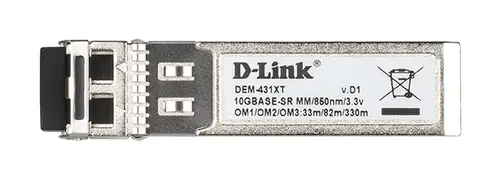 DEM-431XT red modulo transceptor Fibra óptica 10000 Mbit/s SFP+ 850 nm - Imagen 1