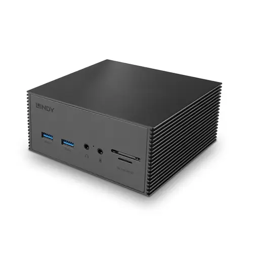 43378 base para portátil y replicador de puertos Alámbrico USB 3.2 Gen 2 (3.1 Gen 2) Type-C Gris - Imagen 5