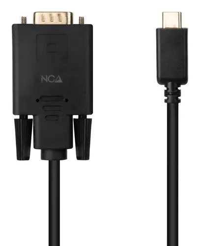 Cable Conversor USB-C/M a VGA/M, 1.8 m, Negro - Imagen 2