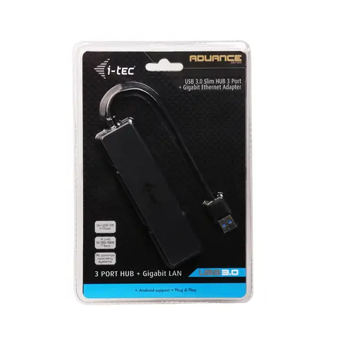 Advance USB 3.0 Slim HUB 3 Port + Gigabit Ethernet Adapter - Imagen 8