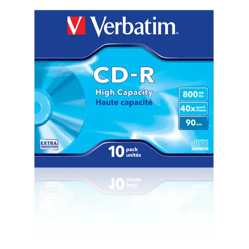 CD-R High Capacity 800 MB 10 pieza(s) - Imagen 1