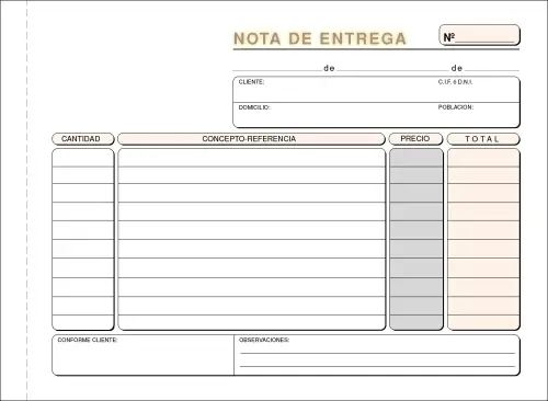 TALONARIO ENTREGAS 4º APDO DUPLI LOAN