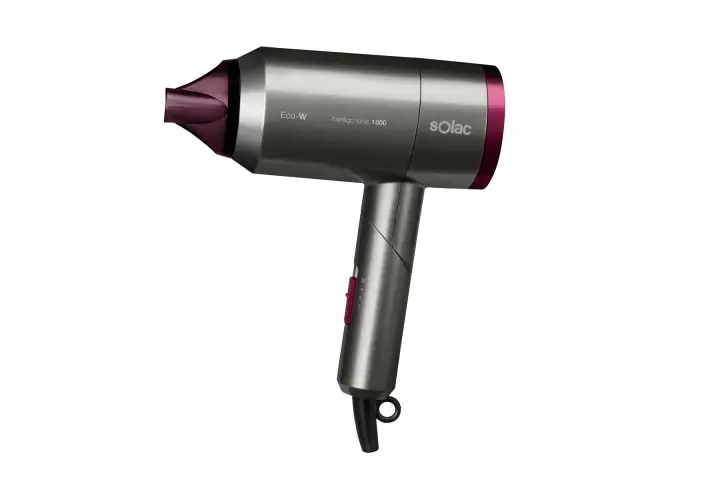 Hair&Go Ionic secador 2000 W Gris, Púrpura