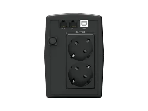 ZEUS01ES sistema de alimentación ininterrumpida (UPS) Línea interactiva 0,65 kVA 360 W 2 salidas AC - Imagen 4