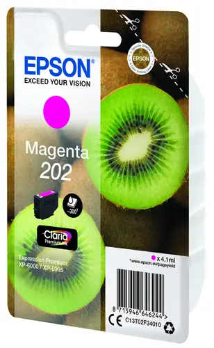 Kiwi Singlepack Magenta 202 Claria Premium Ink - Imagen 3