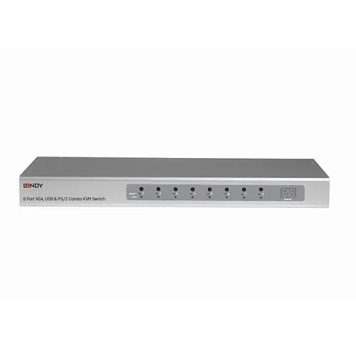 39526 interruptor KVM Montaje en rack Plata - Imagen 3