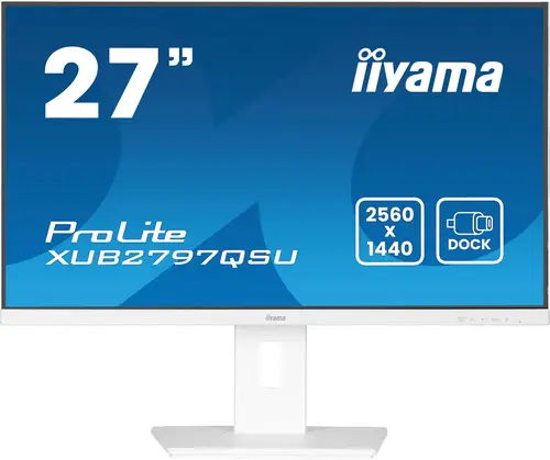 ProLite XUB2797QSU-W2 pantalla para PC 68,6 cm (27") 2560 x 1440 Pixeles Quad HD LED Blanco - Imagen 1