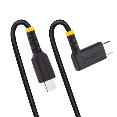Cable 30cm USB C Acodado - en Ángulo Recto - PD 60W - 3A - Cable USB-C de Carga Rápida - de Alta Resistencia - USB 2.0 Tipo C - Fibra de Aramida - 3A - de Carga - Imagen 6