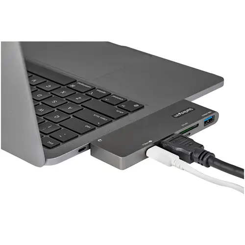 Adaptador Multipuertos USB C para MacBook Pro/Air - Docking Station USB Tipo C a HDMI 4K - con PD de 100W Pass-through - Lector de Tarjetas SD MicroSD - Hub Ladrón USB 3.0 de 2 Puertos - Imagen 14