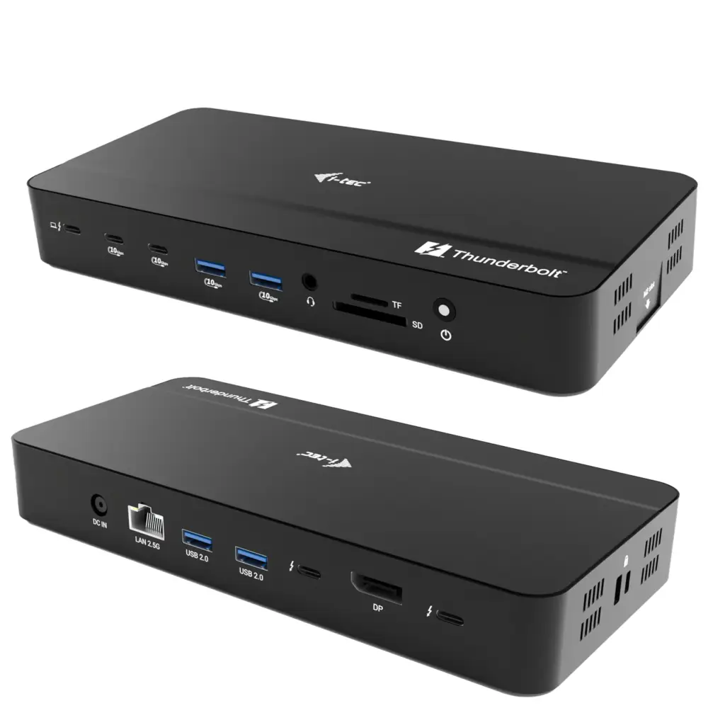 Thunderbolt 5 Triple Display Docking Station, M.2 slot, 6x USB, 2..