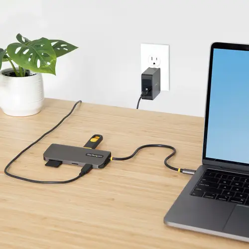 Adaptador Multipuertos USB C de Vídeo 4K a 60Hz, con Hub de 3 Puertos USB-A de 5Gbps, Entrega de Alimentación USB de 100W, Red Ethernet, SD/microSD, Cable de 30cm - Imagen 11