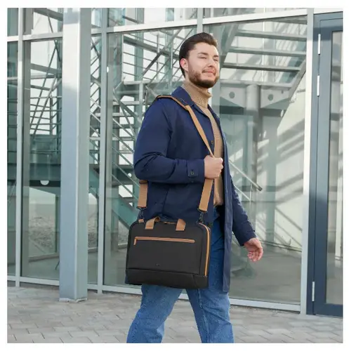 Ultra Lightweight 35,8 cm (14.1") Maletín Toploader Beige, Negro - Imagen 5